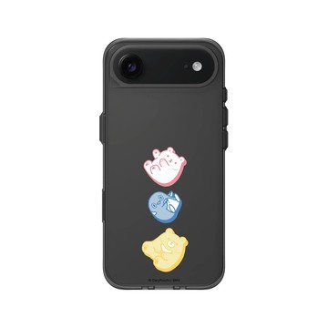 iPhone Air Clear (相機按鈕) 酷墨灰 - 白白日記 Darylhochi - 三原色