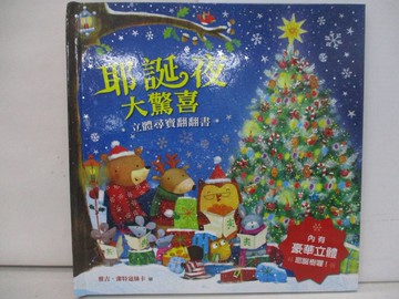 【書寶二手書T1／少年童書_ZAN】耶誕夜大驚喜：立體尋寶翻翻書_雅吉‧潔特寇絲卡,  劉握瑜