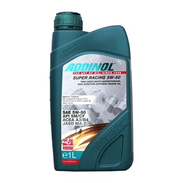 【9%點數】ADDINOL SUPER RACING 5W50 合成機油【限定樂天APP下單】【299免運領券再享折扣】