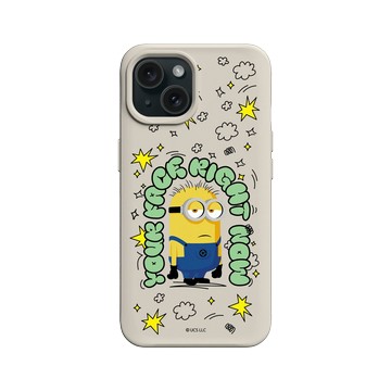 iPhone 15 SolidX 貝殼灰 - Minions - Minions - Your Face Right Now