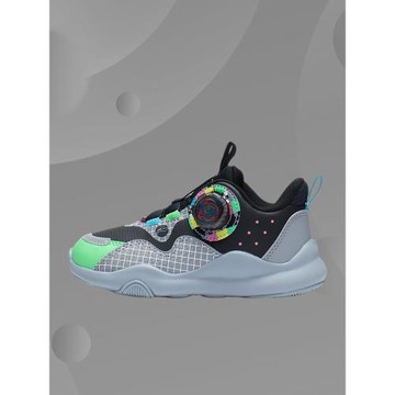 Lining/李寧正品男小童御雷小童版減震回彈低幫休閑運動鞋YKNS098