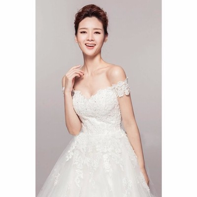上品質ウエディングドレス花嫁 結婚式 披露宴 二次会 パーティー