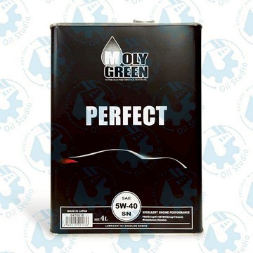 《油工坊》MOLY GREEN PERFECT 完美系列 5W40 全合成 汽車  酯類 PAO 液態鉬 SN 4L