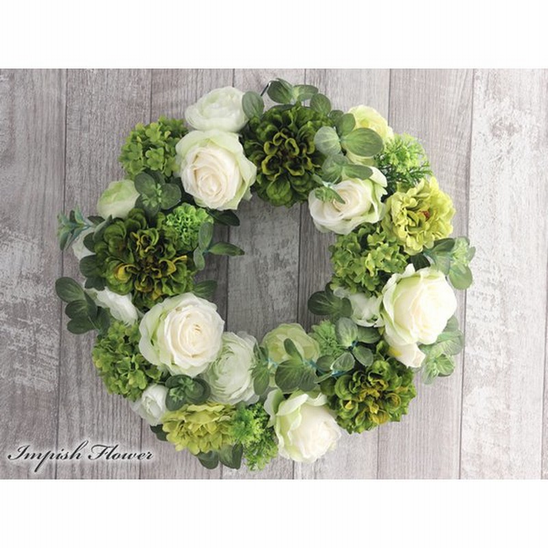 リース 造花 壁掛け 豪華 アレンジ 玄関 おしゃれ W 676 通販 Lineポイント最大0 5 Get Lineショッピング