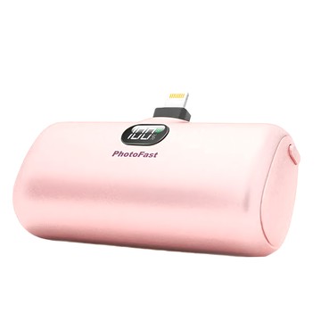 PhotoFast 銀箭資訊 PD快充口袋電源 5000mAh Lightning 免線即充  PB2700  玫瑰金