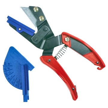 Octopus 章魚牌 2合1多功能萬能剪 含分度器及兩片替換刀片  1支