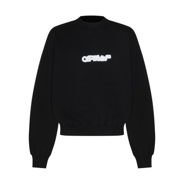 Off-white - Black And White Cotton Sweatshirt