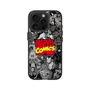iPhone 16 Pro Clear (相機按鈕) 酷墨灰 - 迪士尼-漫威 Marvel - 漫威英雄-漫畫標誌