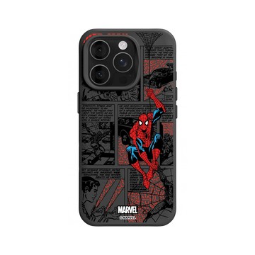 iPhone 16 Pro SolidX 黑 - 迪士尼-漫威 Marvel - 蜘蛛人-漫畫風格