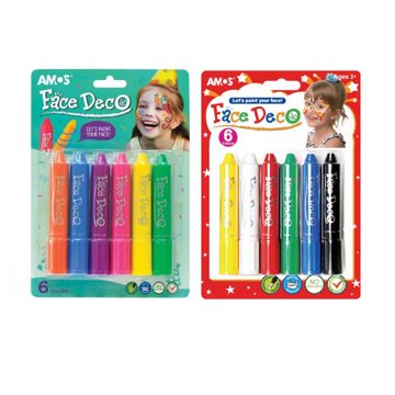 韓國AMOS 6色人體彩繪筆(2款任選)