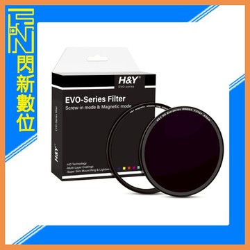 H&Y HD EVO系列 磁吸 螺紋二合一 ND64 減光鏡 減光六檔(公司貨)