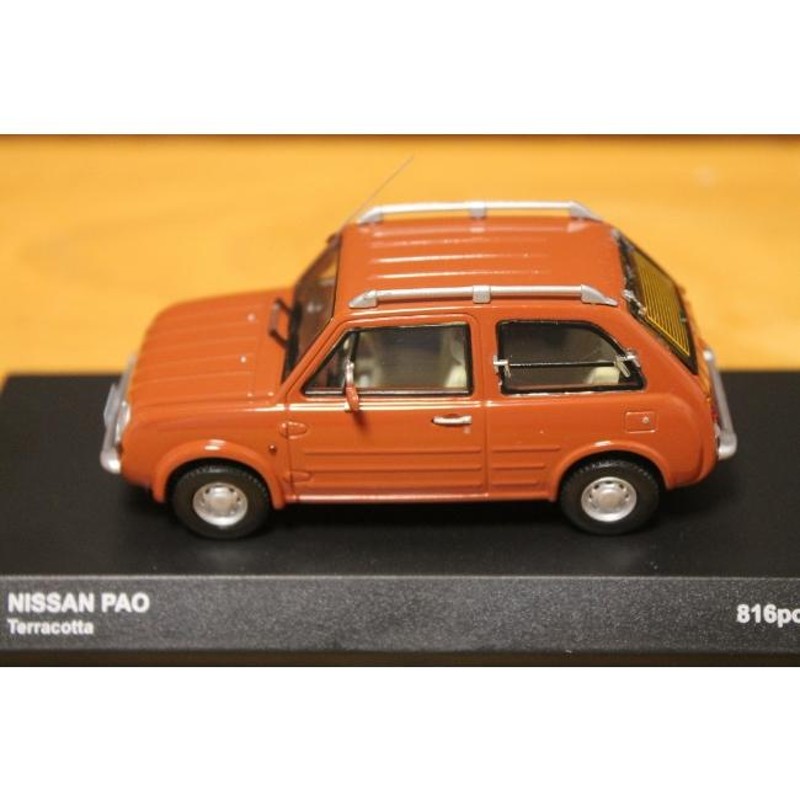 京商 1/43 日産 パオ テラコッタオレンジ NO.03412R | LINEショッピング