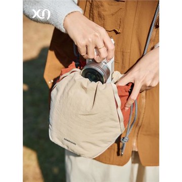 微單相機包女戶外輕便束口休閑攝影包佳能富士尼康zve10斜挎包包