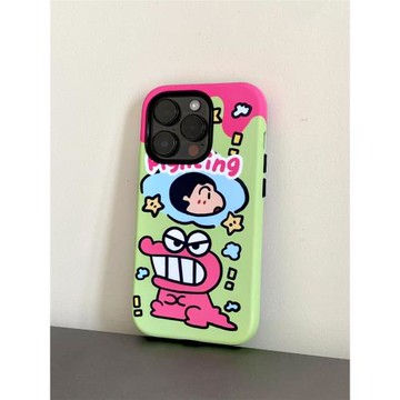 恐龍小新趣味全包邊適用蘋果16/17promax手機殼iphone12菲林13二合一11軟殼卡通可愛14pro/16promax手機殼