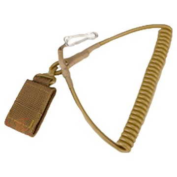 捷華 戰術彈簧扣繩  1個  卡其色  45cm