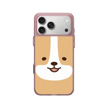 iPhone 17 Pro Max Clear (相機按鈕) 晶醺玫 - 柴語錄 Shiba Says - 阿吉大臉(直)