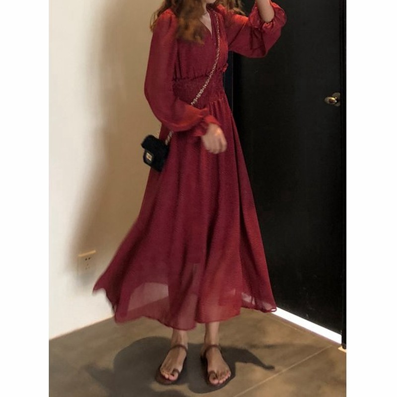 代 30代 40代 夏 ワンピース 長袖 花柄 シフォン マキシ丈ワンピース 通販 Lineポイント最大0 5 Get Lineショッピング