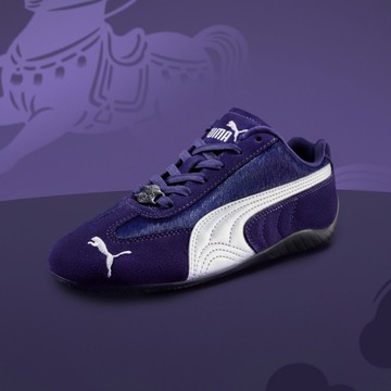 PUMA 休閒鞋 SPEEDCAT YEAR OF HORSE 藍紫 馬毛 新年款 賽車鞋 女 40666601