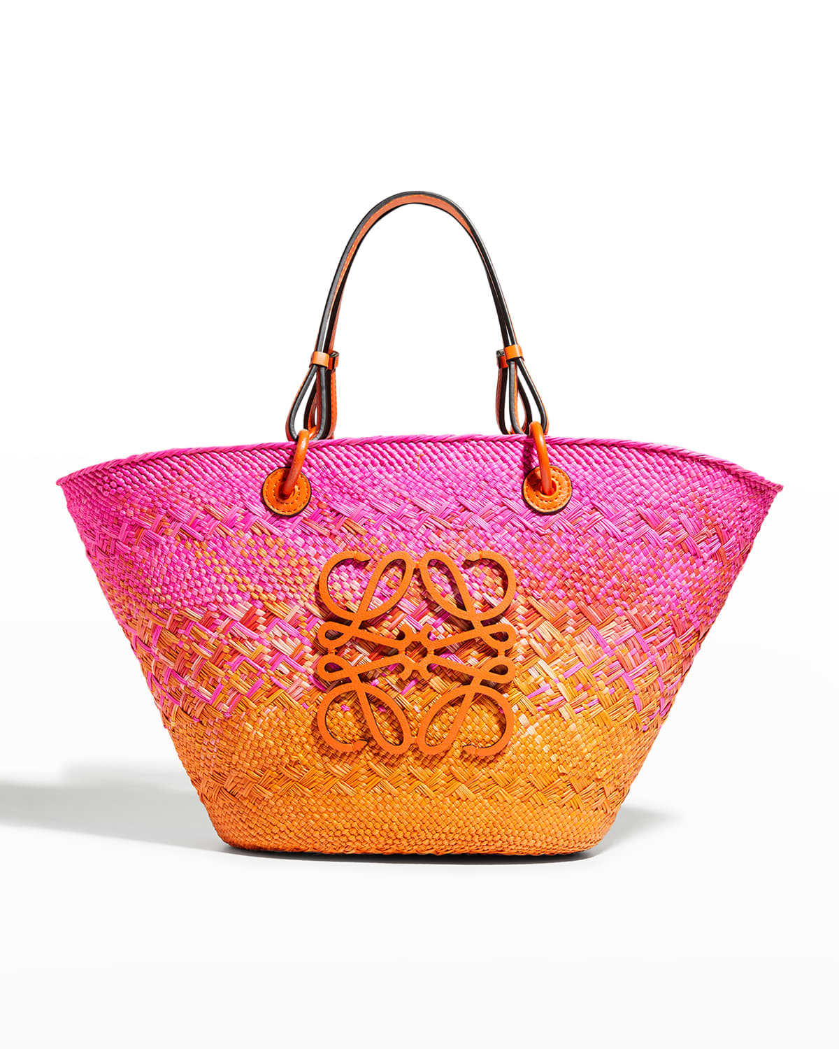 x Paula's Ibiza Anagram Degrade Basket Tote Bag