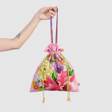 【台灣原生態】絕版老布束口袋 / Bouquets & Bundled Flowers