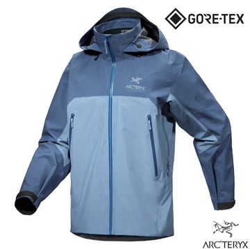 【ARCTERYX 始祖鳥】男 Beta AR Gore-Tex 3L 防水透氣連帽外套_X000007082 石洗藍/深石洗藍