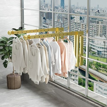 晾衣架陽臺防盜網掛鉤陽臺落地神器涼晒窗戶小型防窗框護欄衣架子掛衣架 曬衣架 曬衣桿 晾衣架 衣架 吊衣架 掛衣桿 鞋架