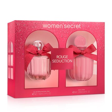 womensecret 胭紅牡丹女性淡香精禮盒(淡香精100ml+身體乳200ml)-贈紙袋