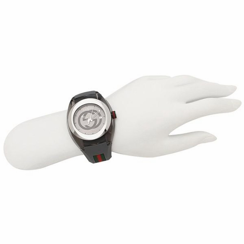 GUCCI 時計　グレー Amazon.co.jp: [グッチ] 腕時計 Watch SYNC シンク OUTLET 黒