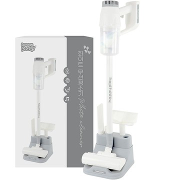 happyplay 無線吸塵器玩具  1個  白色