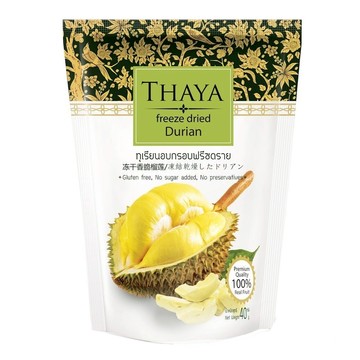 泰國Thaya 凍乾榴槤 無麩質 無糖添加 無防腐劑  40g  1包