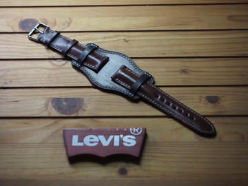 馬臀皮錶帶丨根據手圍錶耳定制丨handmade