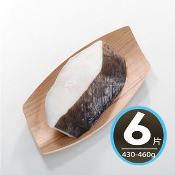 【華得水產】格陵蘭大比目魚厚切片6包(430-460g/包/無肚洞)