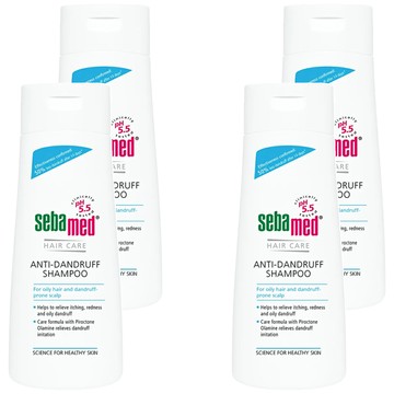 sebamed 施巴 台灣公司貨 油性抗屑洗髮乳  400ml  4瓶