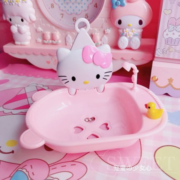 Kitty肥皂盒🎀 少女心hello Kitty凱蒂貓香皂盒瀝水肥皂架 無痕貼浴室衛生間皂托