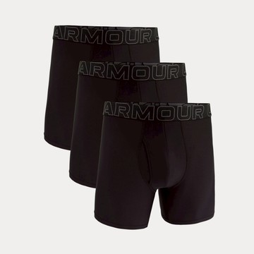 UA 男 Perf Tech Mesh 6吋四角褲(3入) 人氣新品