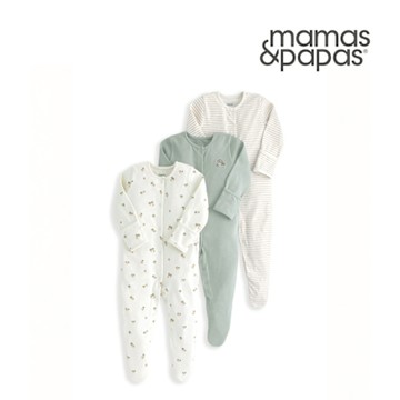 Mamas&Papas 野菇小徑-連身衣3件組
