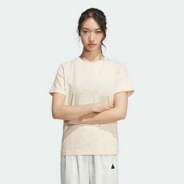 【ADIDAS】TECH  BOS TEE 短袖上衣 女 杏色-IM8839
