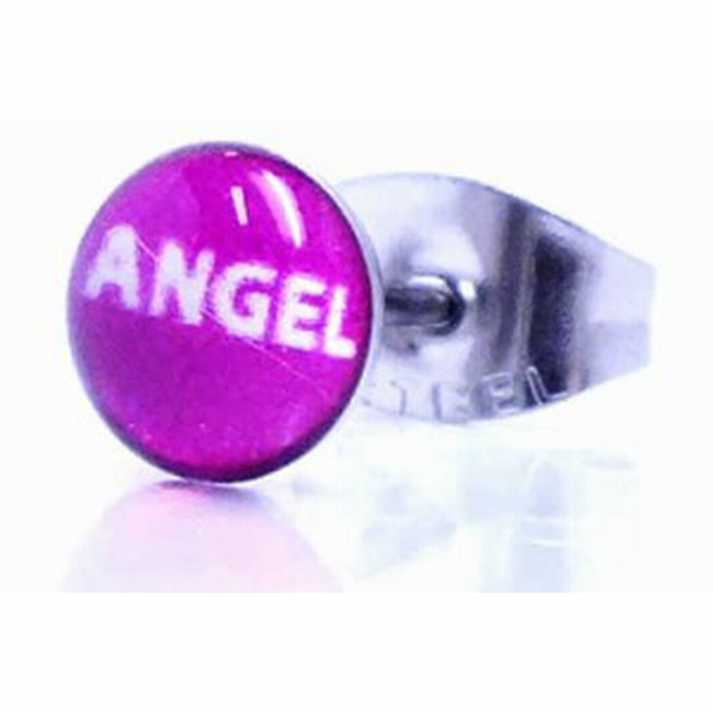 メッセージピアス Angel 1個販売 エンジェル 天使 英語 サージカルステンレス316l 20g 20ゲージ メンズ レディース 金属アレルギー出 通販 Lineポイント最大1 0 Get Lineショッピング
