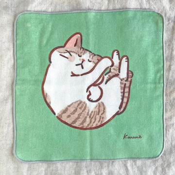 紗羅織毛巾 繡花白