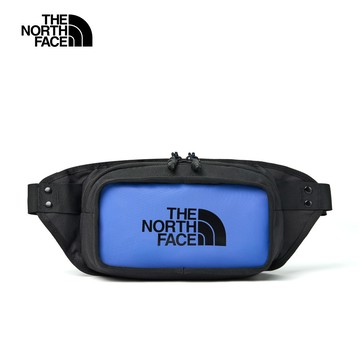 The North Face北面男女款藍色DWR防潑水休閒腰包｜3KZX5H2