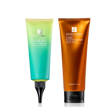 妍霓絲3秒瞬間修復護髮膜(升級加潤版)200ml+頭皮敷膜150ml