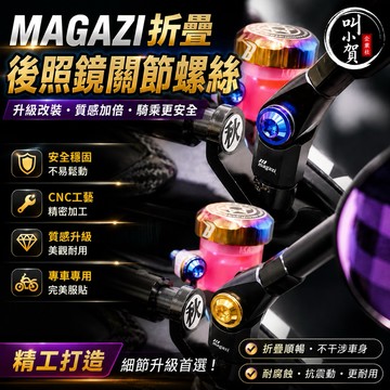 【叫小賀】 MAGAZI 可折版 後照鏡螺絲 關節螺絲 照後鏡螺絲 關節座螺絲 1849可折版 底座螺絲 MG後照鏡螺絲