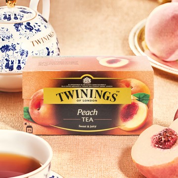 【TWININGS唐寧茶】香甜蜜桃茶(2gx25入)