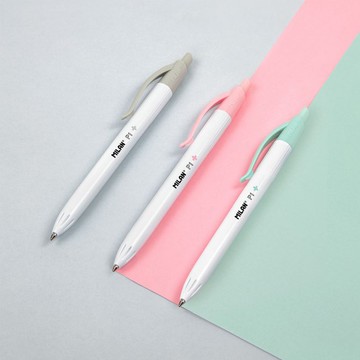 MILAN P1 工業級銀離子抗菌原子筆_1.0mm_3色3入組