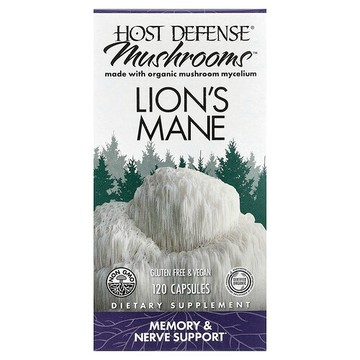 Host Defense, 蘑菇™，猴頭菇，120 粒膠囊（每粒膠囊 0.5 克）