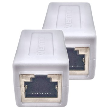 VEnTIOn 威迅 IPV系列 千兆網路線連接器 白色 Cat.6/RJ45  2個  37.2mm