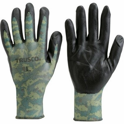 トラスコ中山（株） ＴＲＵＳＣＯ　ニトリル背抜き迷彩手袋　ＬＬサイズ TNGCMFLL (7641214)