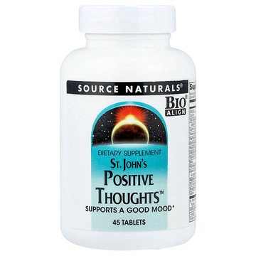 Source Naturals, St. John's Positive Thoughts™，45 片