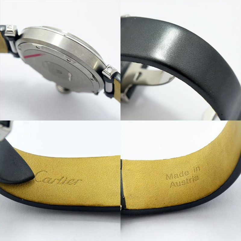 極美品　カルティエ パンテール ベルト シルバー ブラック ユニセックス　付属品 C8875 | [新品]カルティエ パンテール ドゥ カルティエ LM