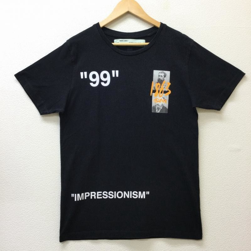 off white オフホワイト 半袖 Tシャツ T Shirt 19SS SUMMER 1863 ロゴ グラフィック ナンバリング プリント  クルーネック Tシャツ OMAA027 10033023 | LINEブランドカタログ